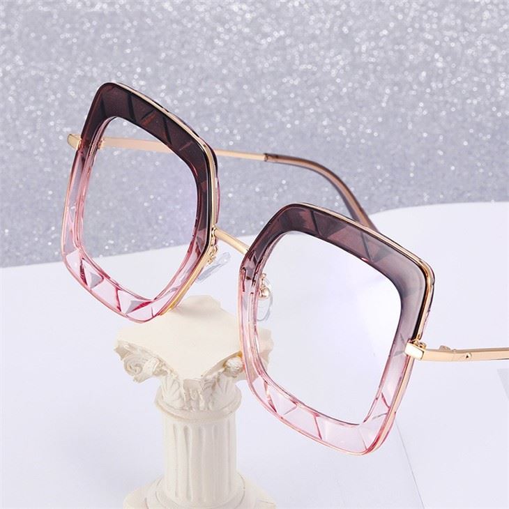 Oversized Square Blue Light Glasses