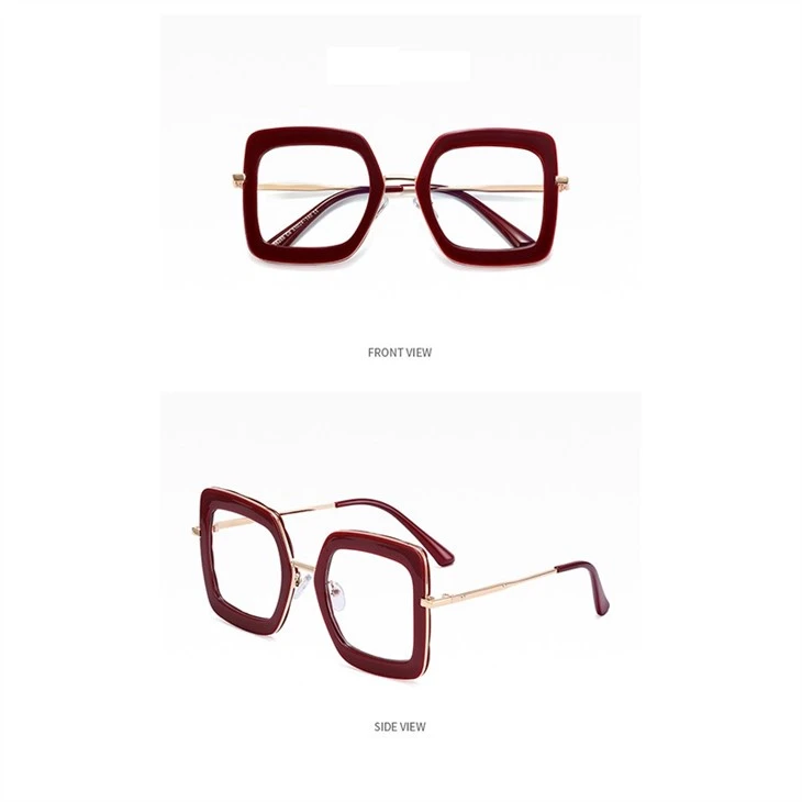 Oversized Square Blue Light Glasses