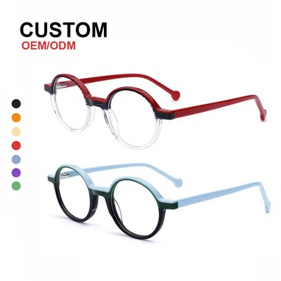 Okrúhle acetátové okuliare